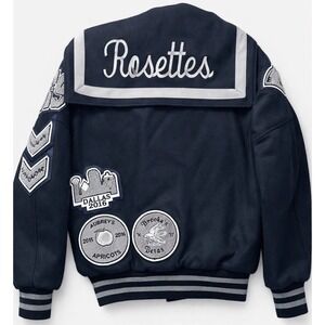 Neff Letterman Varsity Jacket Small Rosettes Dallas 2016 Class 2019 Chenille